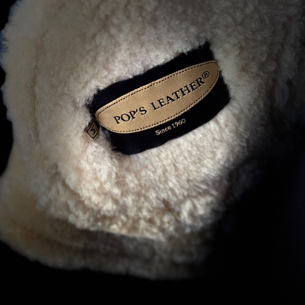 New Sheepskin Shearling B-3 Aviator/Bomber Jacket/Coat - Picture 11 of 16